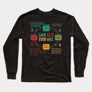 Talking Heads Once In A Lifetime Circular Flowchart Long Sleeve T-Shirt